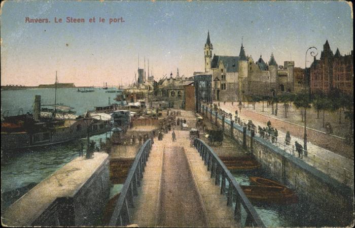 Anvers Antwerpen Steen le Port