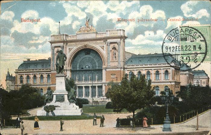 Budapest Koezponti palyaudvar Bahnhof