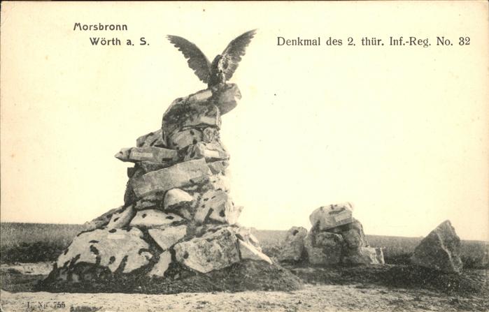 Morsbronn-les-Bains Denkmal des 2. thür. Inf.- Regiment