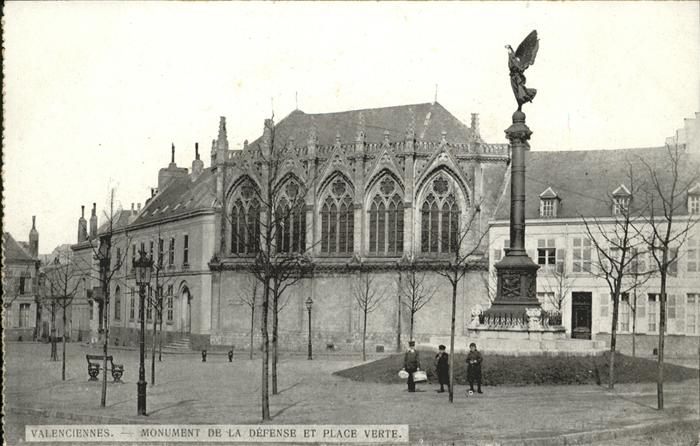 Valenciennes Monument de la Defense Place Verte