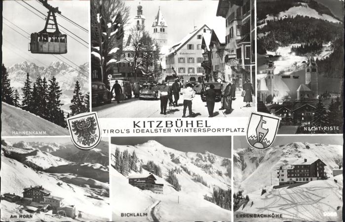 Kitzbuehel Tirol Hahnenkamm Nacht-Piste Am Horn Bichlalm Ehrenbachhoehe