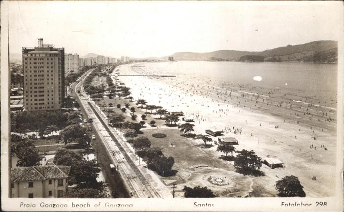 Santos Brazil Praia Gonzaga