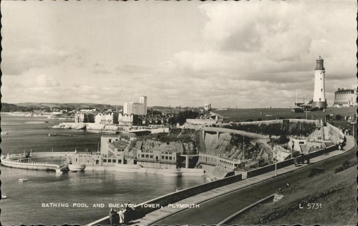 Plymouth  UK South West Bathing pool Smeaton Tower