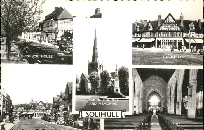 Solihull Council House Parade Parish Church