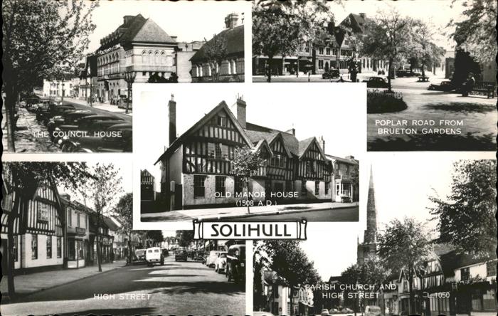 Solihull High Street Brueton Gardens Old Manor House