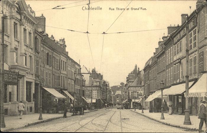 Charleville 08-Meziers Rue Thiers Grand Rue