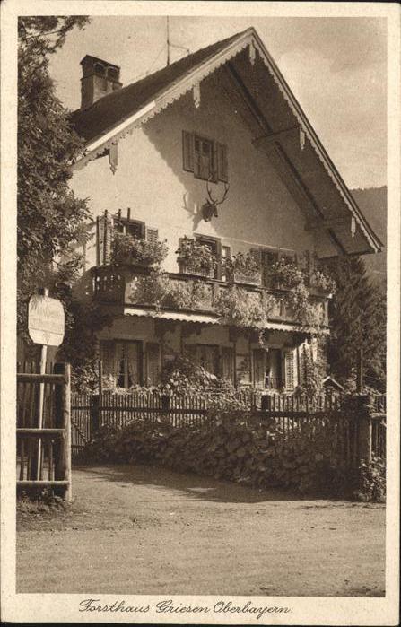 Griesen Garmisch-Partenkirchen Forsthaus