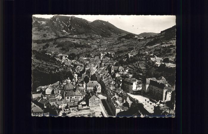 Salins-les-Bains Mont Poupet  Luftbild