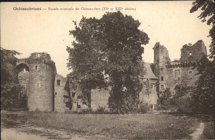 Chateaubriant Facade orientale Chateau Fort