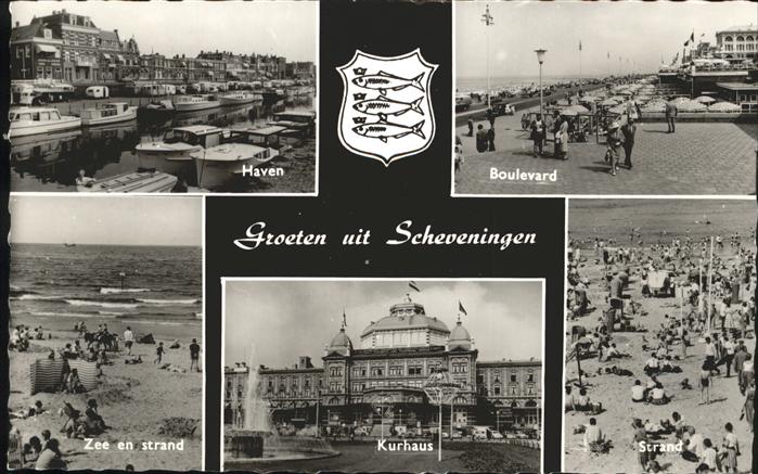 Scheveningen Strand Kurhaus Hafen