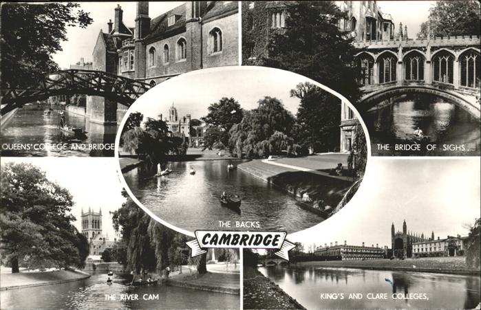 Cambridge Cambridgeshire Bridge River Cam