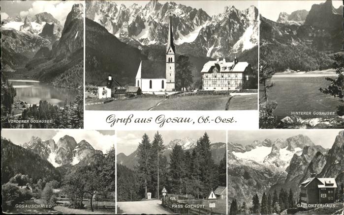 Gosau Oberoesterreich Gablonzerhaus Pass Gschuett