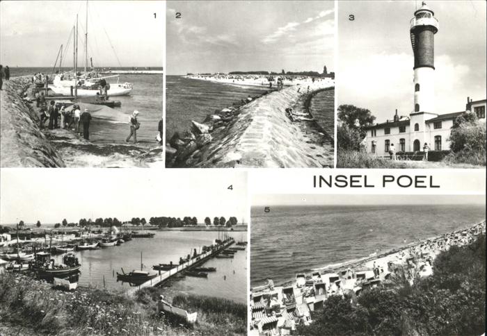 Poel Insel Leuchtturm Hafen