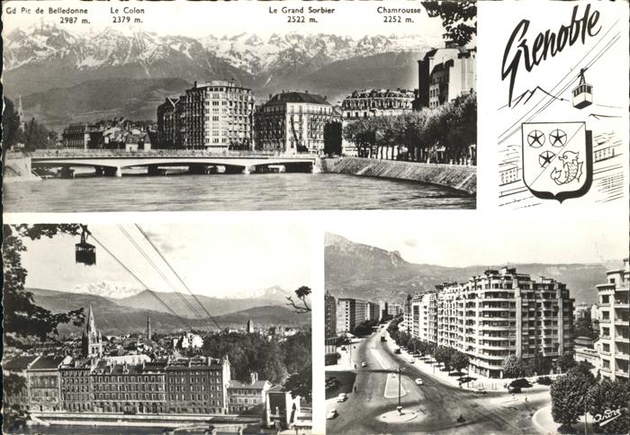 Grenoble Seilbahn Brücke