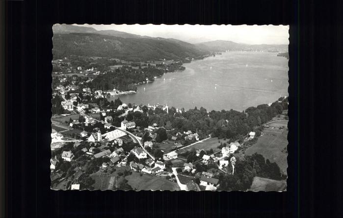 Velden Woerthersee Fliegeraufnahme