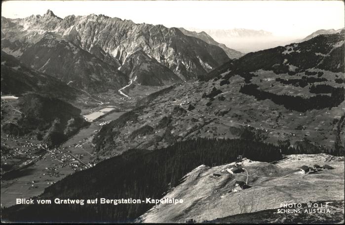 Schruns Vorarlberg Kapellalpe Bergstation