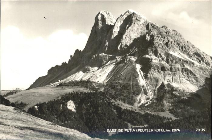 Sass de Putia Peutler Kofel