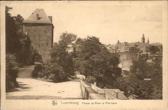 LUXEMBOURG  Luxemburg Plateau du Rham