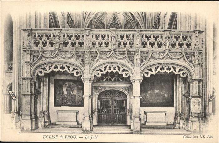 Brou Eure-et-Loir Eglise le Jube