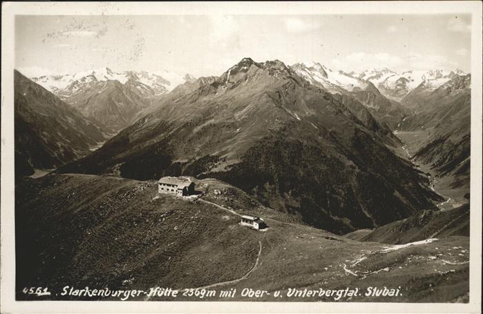 Starkenburgerhuette Unterbergtal Stubai