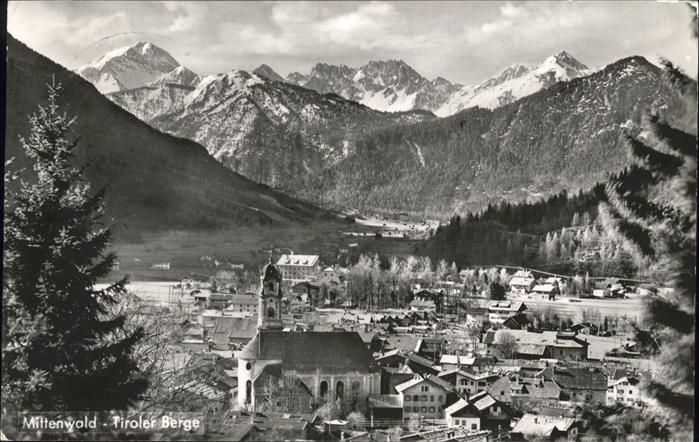 Mittenwald Karwendel Tirol Tiroler Berge