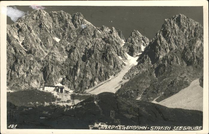 Innsbruck Nordkettenbahn Station Seegrube