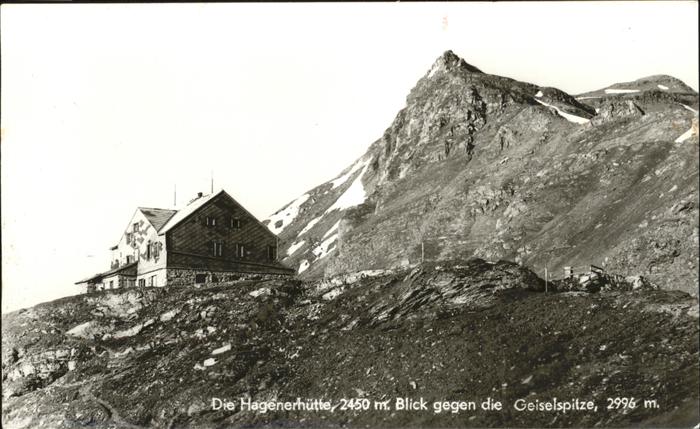 Hagenerhuette Geiselspitze