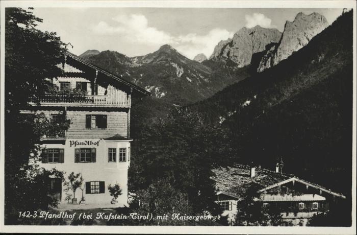 Kufstein Tirol Pfandlhof Kaisergebirge