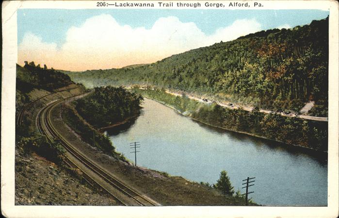 Scranton Pennsylvania Lackawanna Trail Gorge Alford