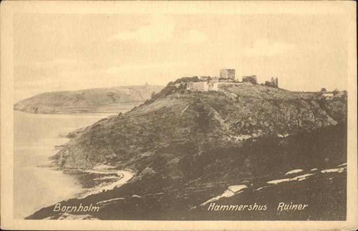 Bornholm Hammershus Ruiner