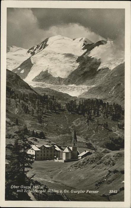 Obergurgl Soelden Tirol Schalfkogel Gurgler Ferner