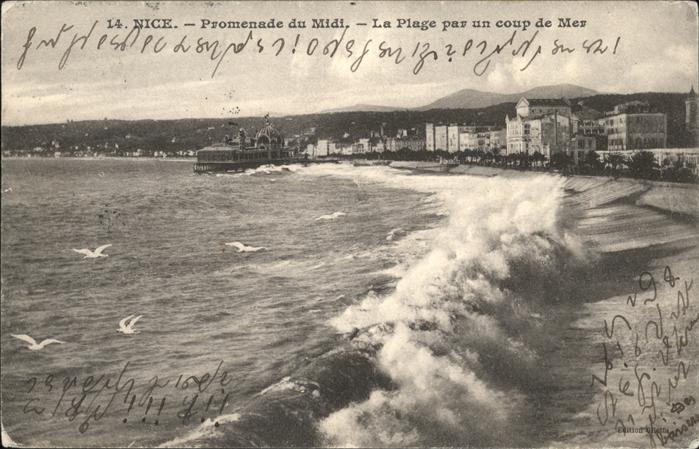 Nice Alpes Maritimes Promenade Midi