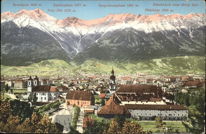 Innsbruck Hafeleklar Sattelspitzen Brandjoch Seegrubenspitzen
