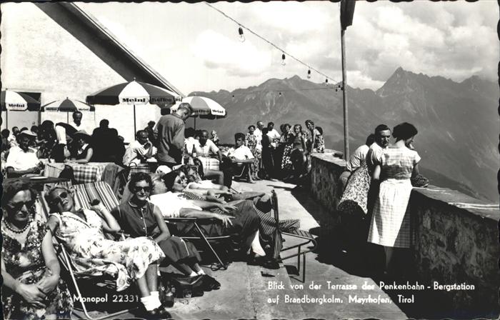 Mayrhofen Zillertal Penkenbahn Bergstation Brandbergkolm