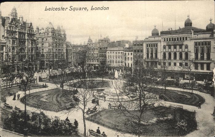 London Leicester Square Springbrunnen