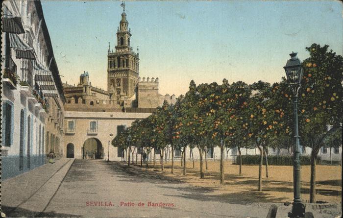 Sevilla Andalucia Patio de Banderas