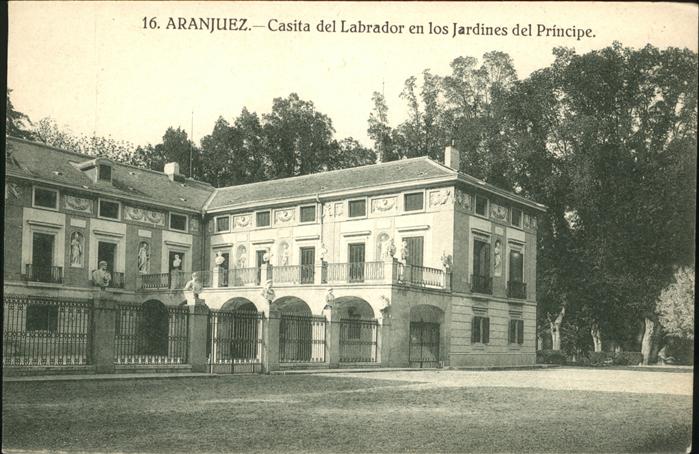 Aranjuez Casita del labrador 
Jardines del Principe