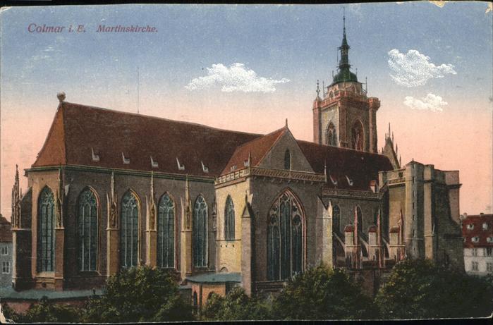 Colmar Haut Rhin Elsass Martinskirche