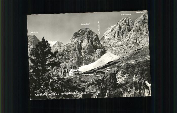 Wilder Kaiser Gruttenhuette