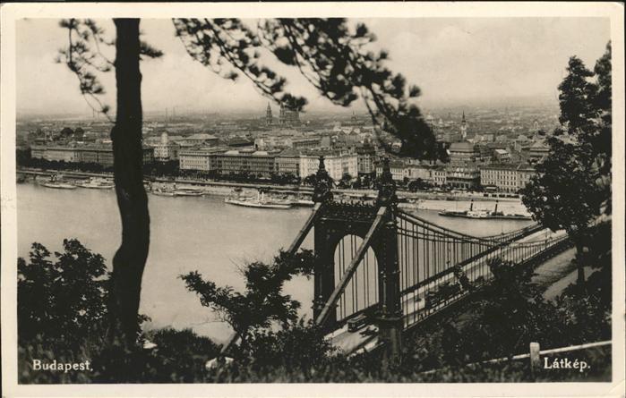 Budapest Schiff Bruecke