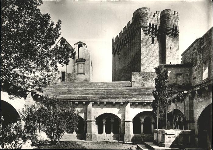 Arles Bouches-du-Rhone Abbaye du Montmajour Le Cloitre le Donj