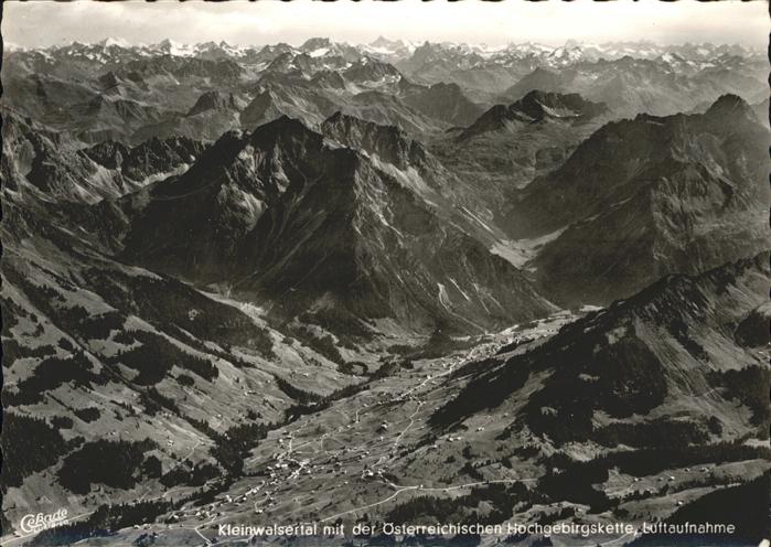 Kleinwalsertal Fliegeraufnahme