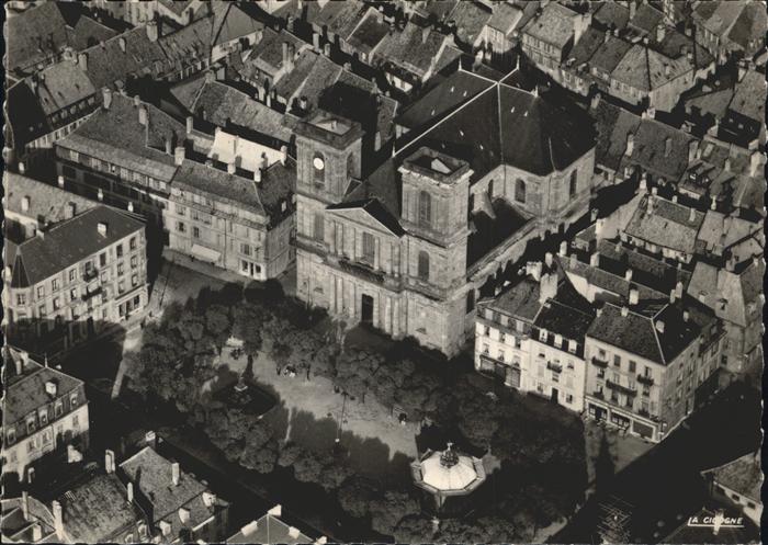 Belfort Alsace Fliegeraufnahme Eglise Saint-Christophe