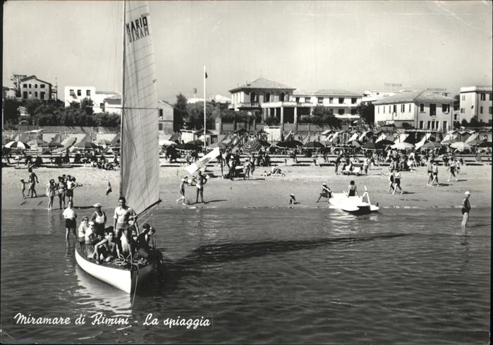 Rimini Miramare La spiaggia