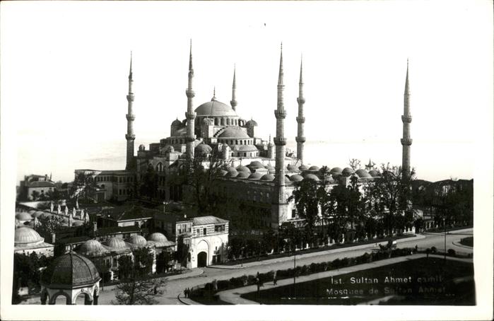 Istanbul Constantinopel Mosquee de Sultan Ahmet