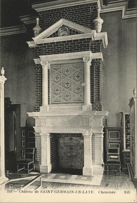 Saint-Germain-en-Laye Chateau Cheminee