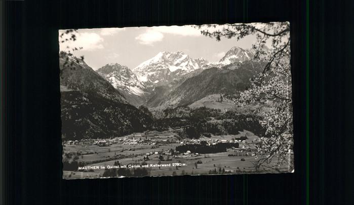 Mauthen Gailtal Cellon Kellerwand
