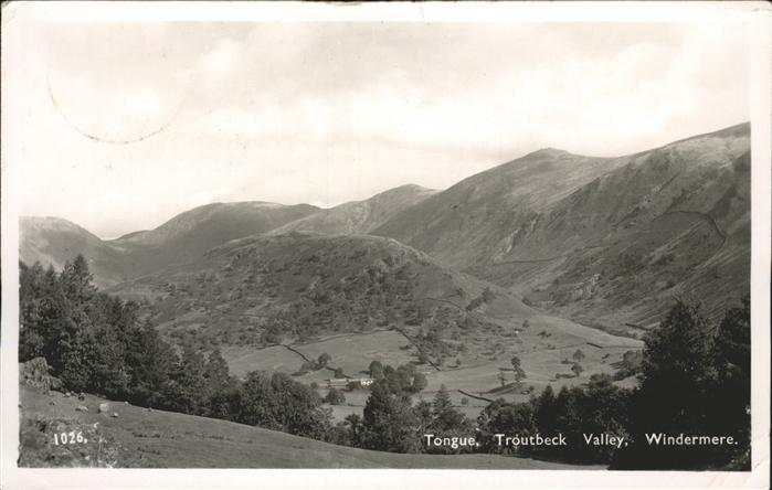 Windermere Applethwaite Tongue Troubeck Valley