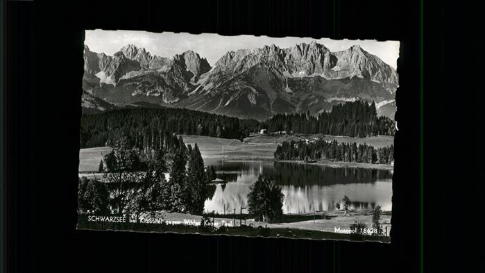 Kitzbuehel Tirol Schwarzsee Wilder Kaiser Tirol