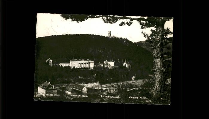 Baden Wien Schloß Weilburg Ruine Raueneck